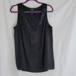 Torrid black sleeveless top sz 0